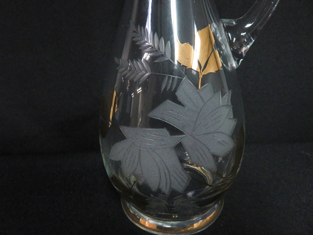 MCM Wine Glass and Decanter Set