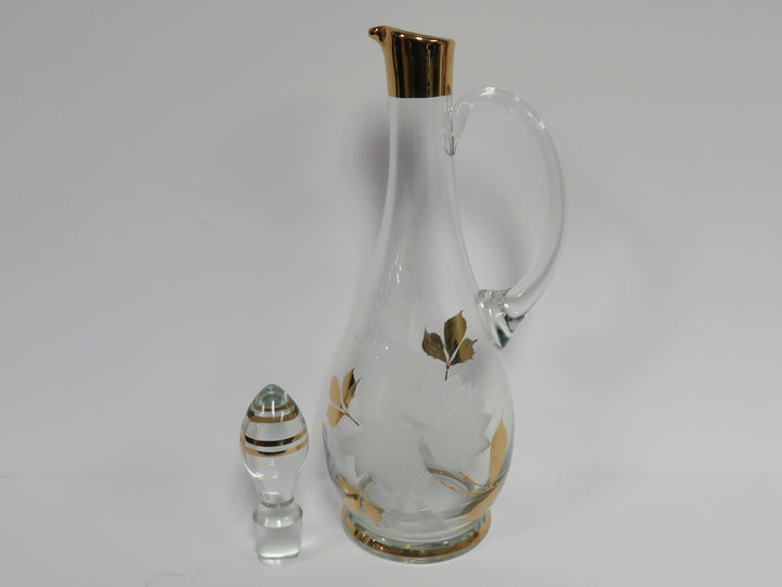 MCM Wine Glass and Decanter Set