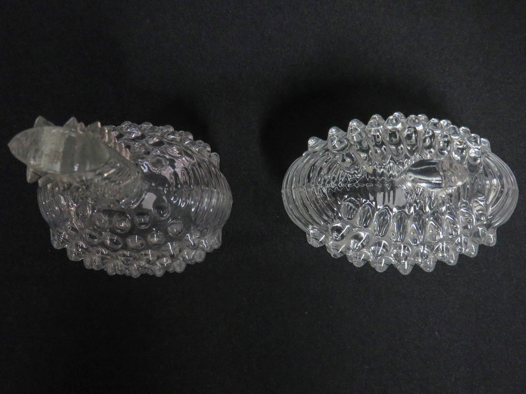 Hob Nail Perfume Bottle and Dish Set