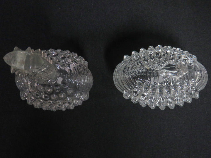 Hob Nail Perfume Bottle and Dish Set