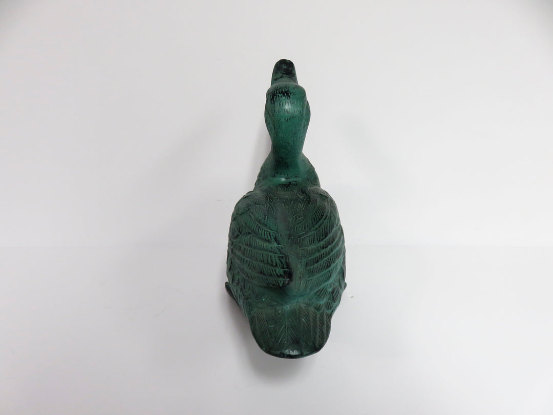 Verdigris Duck Figurines