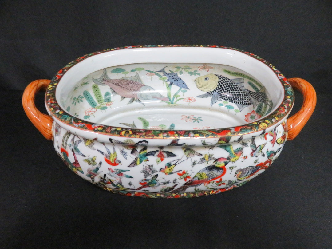 Chinese Porcelain Foot Basin