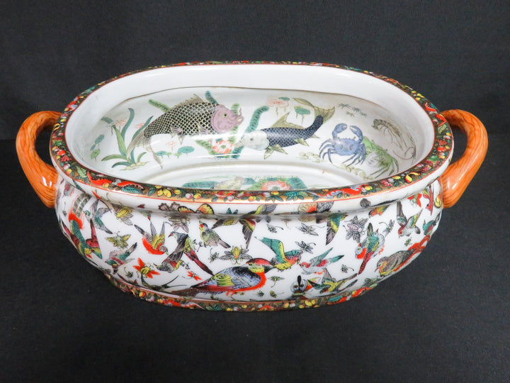 Chinese Porcelain Foot Basin