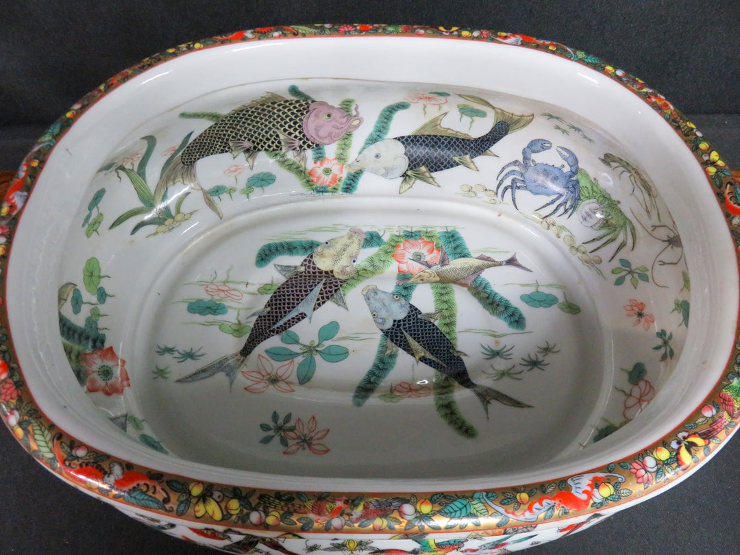 Chinese Porcelain Foot Basin