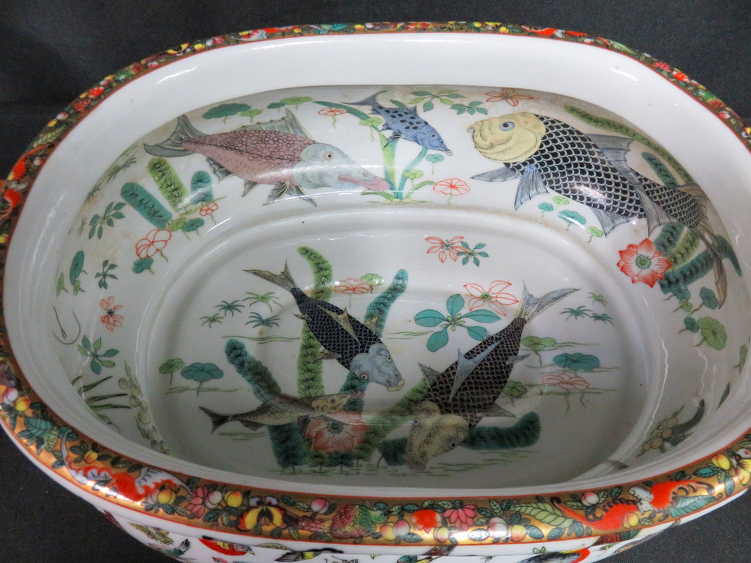 Chinese Porcelain Foot Basin