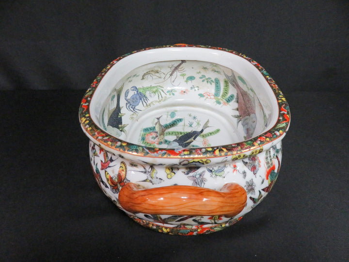Chinese Porcelain Foot Basin