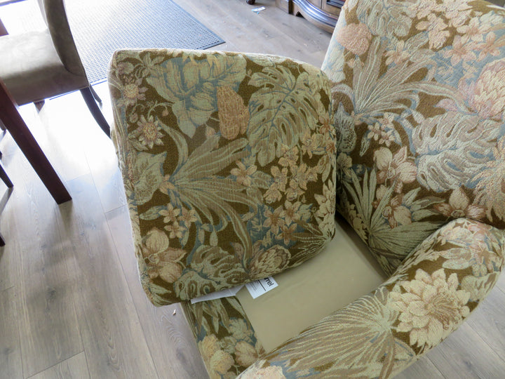 Crate & Barrel Arm Chair & Ottoman