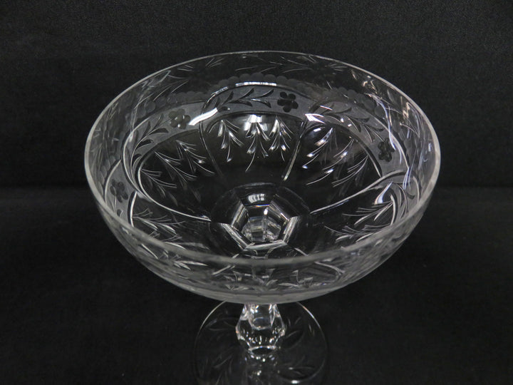 Etched Champagne Coupes
