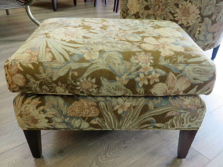 Crate & Barrel Arm Chair & Ottoman