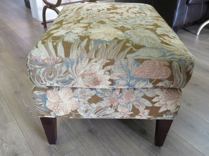 Crate & Barrel Arm Chair & Ottoman