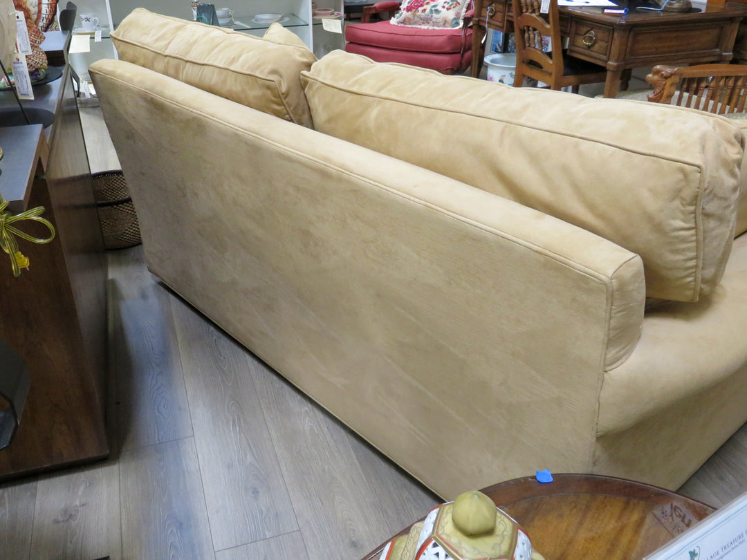 Crate & Barrel Microfiber Sofa