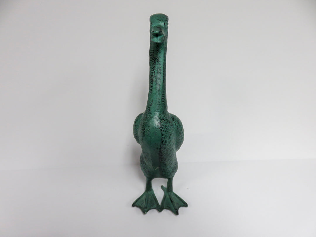 Verdigris Duck Figurines
