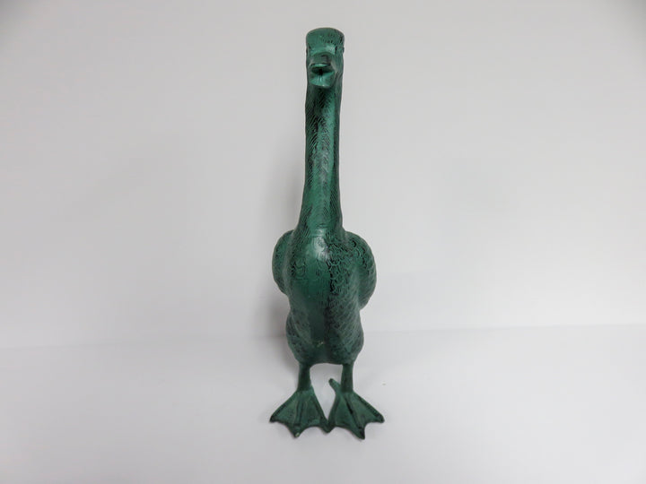 Verdigris Duck Figurines