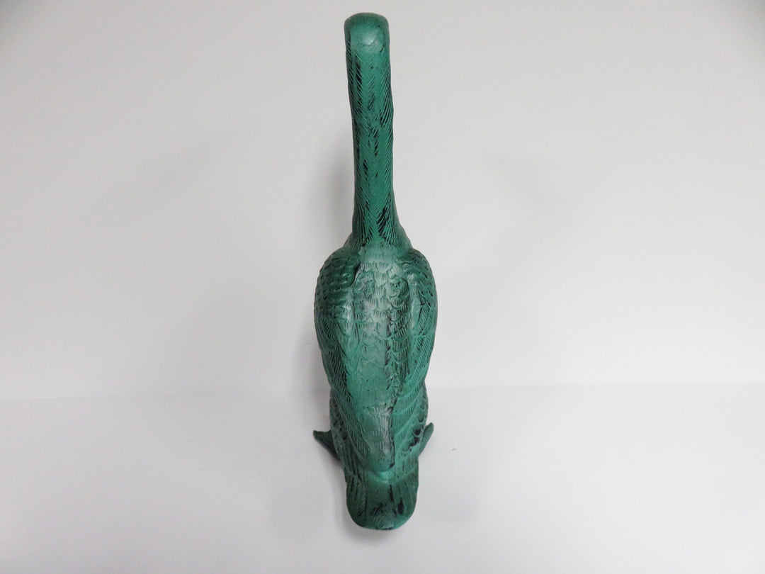 Verdigris Duck Figurines