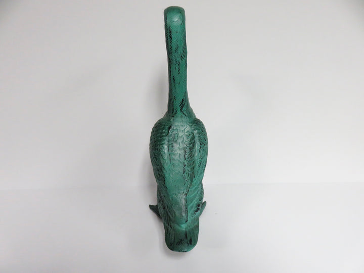 Verdigris Duck Figurines