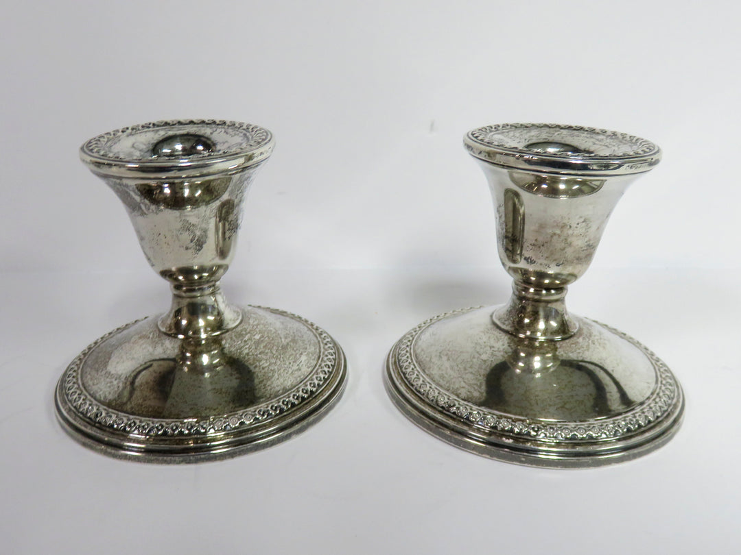 Rogers Sterling Silver Candlesticks