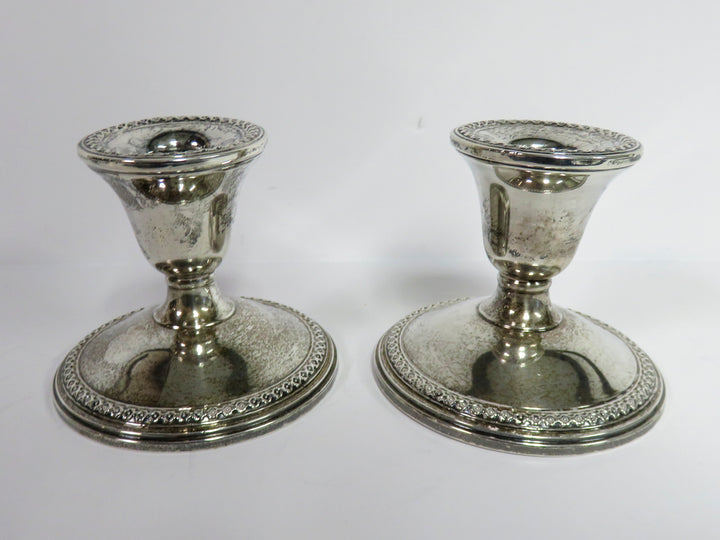 Rogers Sterling Silver Candlesticks
