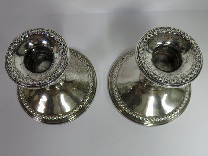 Rogers Sterling Silver Candlesticks