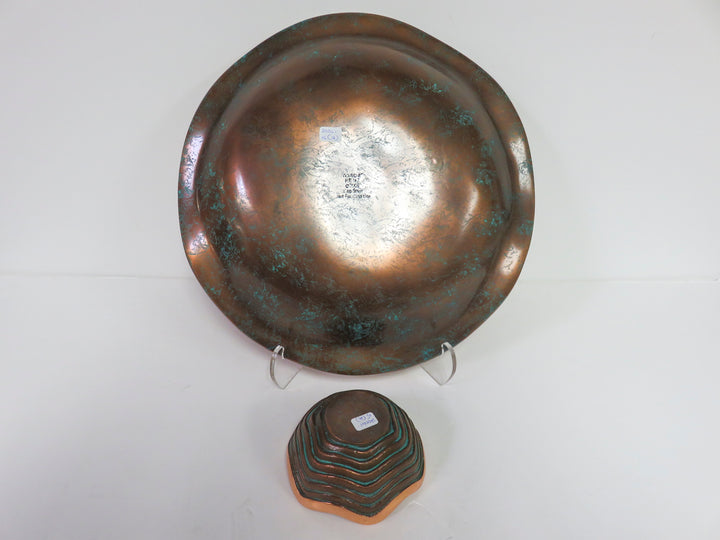 Nambe Copper Canyon Chip & Dip Set