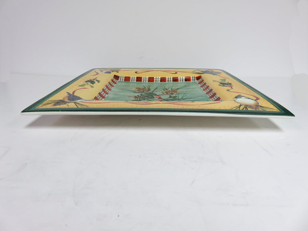 Lenox "Winter Greetings" Square Platter