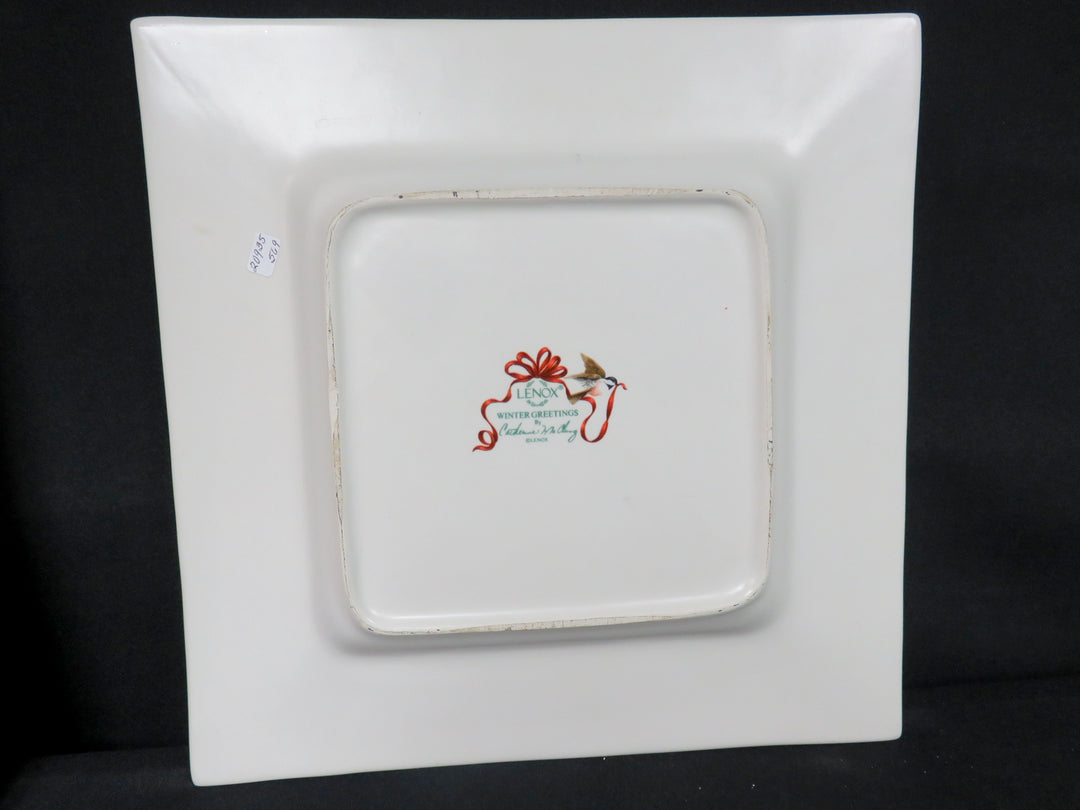 Lenox "Winter Greetings" Square Platter
