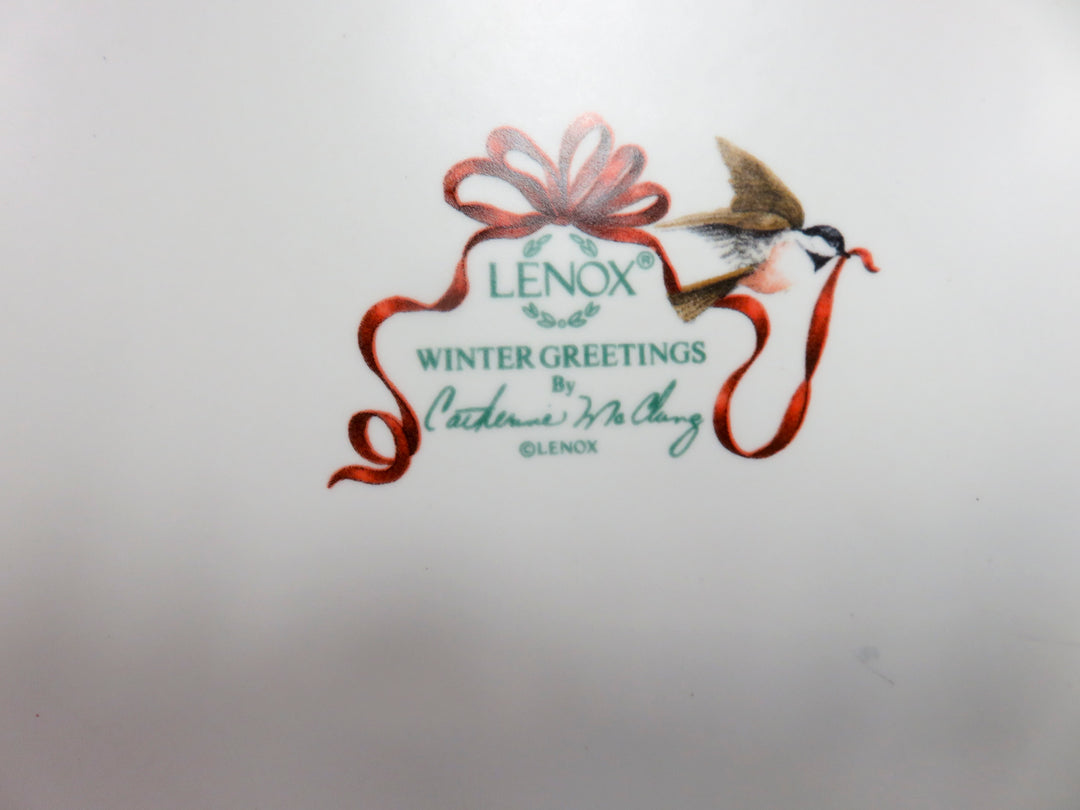 Lenox "Winter Greetings" Square Platter