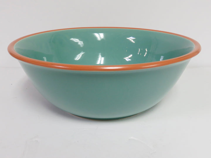 Turquoise Colored Serving Bowl