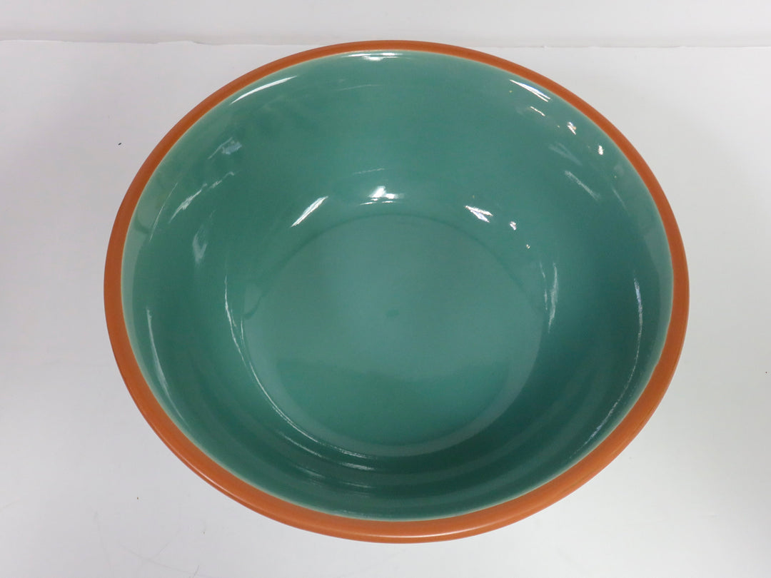 Turquoise Colored Serving Bowl