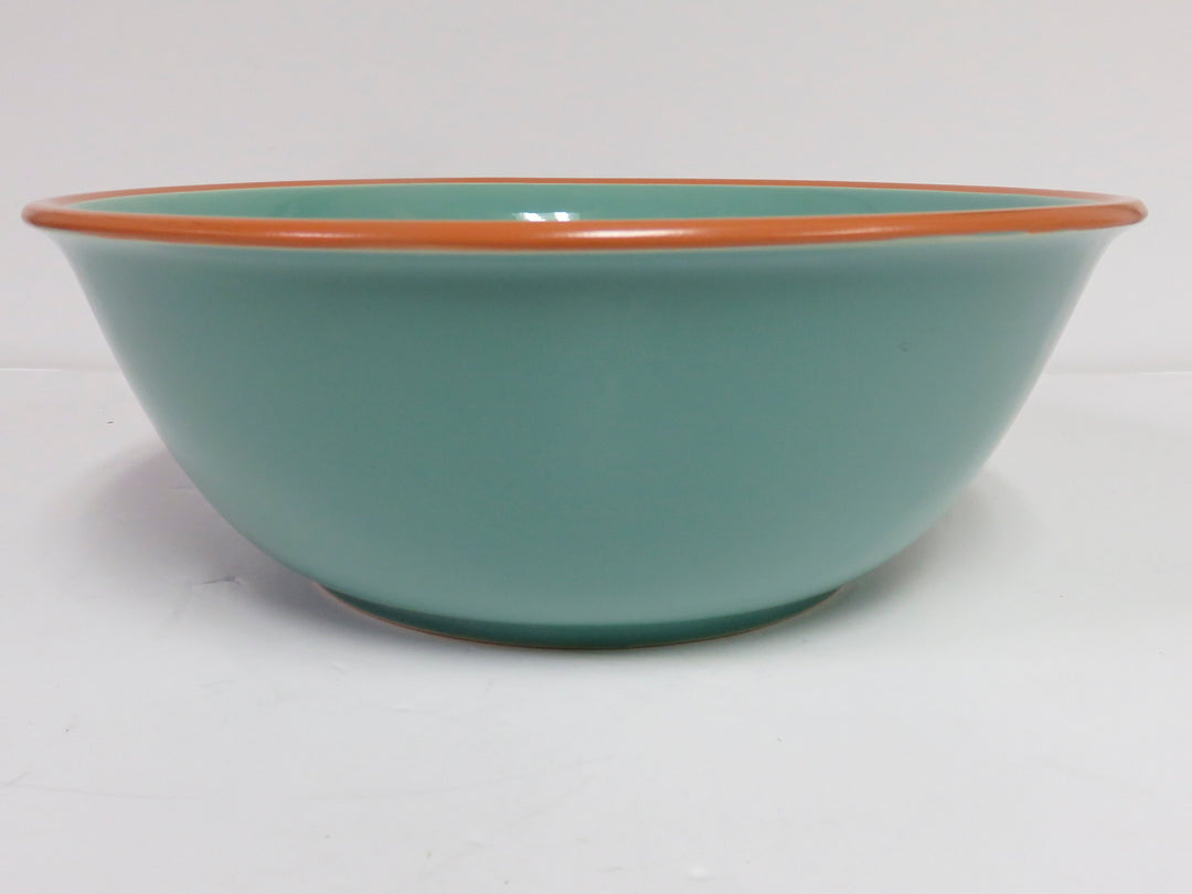 Turquoise Colored Serving Bowl