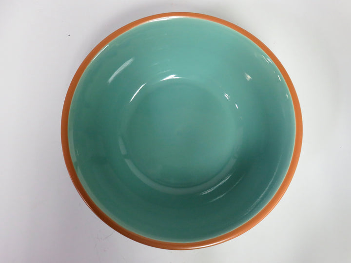 Turquoise Colored Serving Bowl