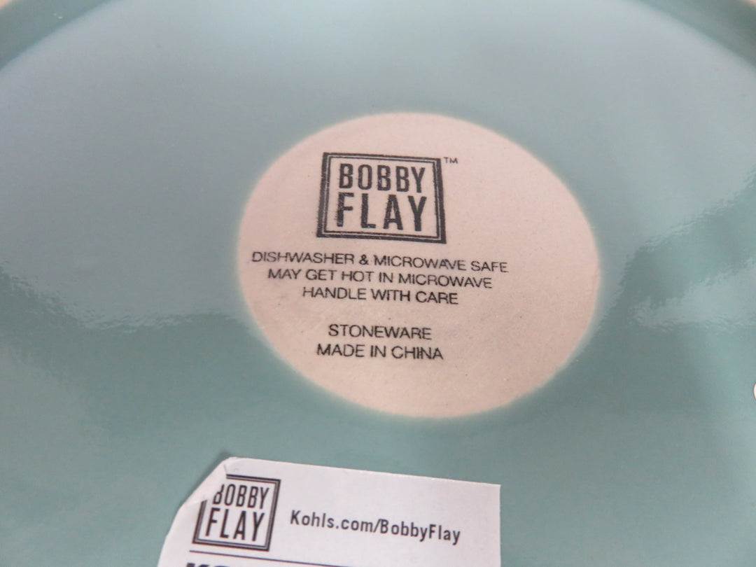 Turquoise Colored Serving Bowl