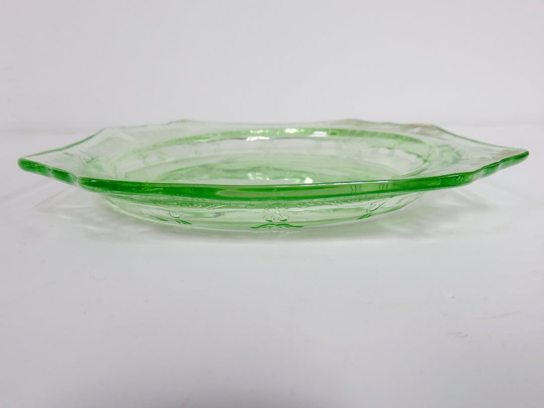 Uranium Glass Appetizer Plates