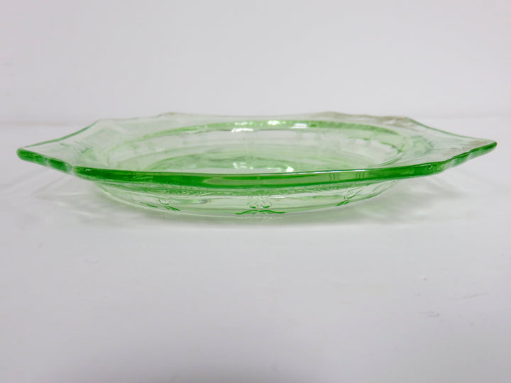 Uranium Glass Appetizer Plates