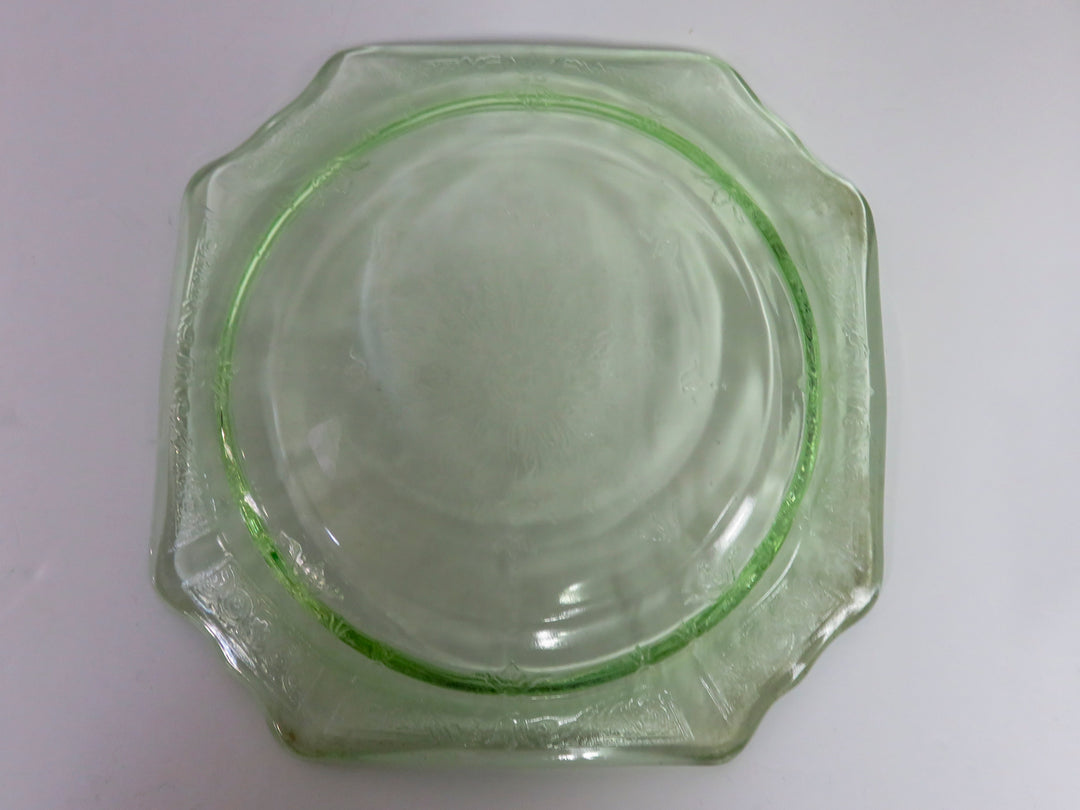 Uranium Glass Appetizer Plates