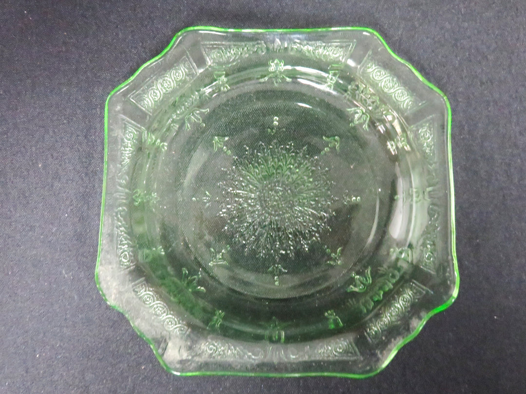 Uranium Glass Appetizer Plates