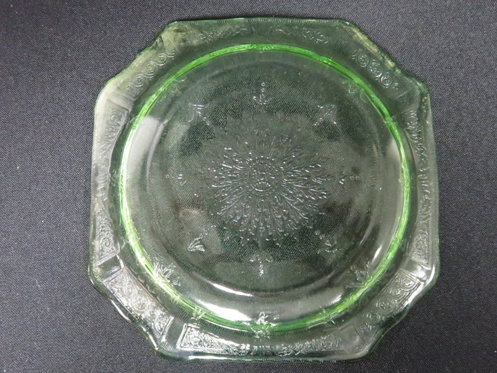 Uranium Glass Appetizer Plates