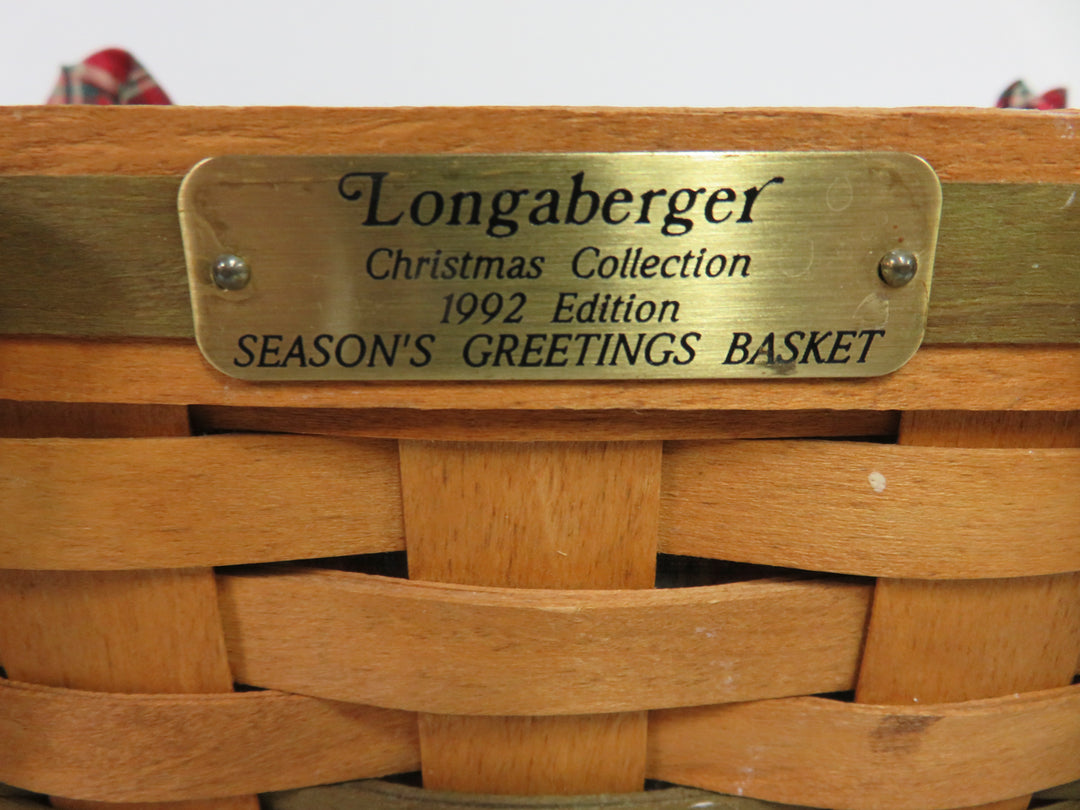Longaberger Christmas Basket