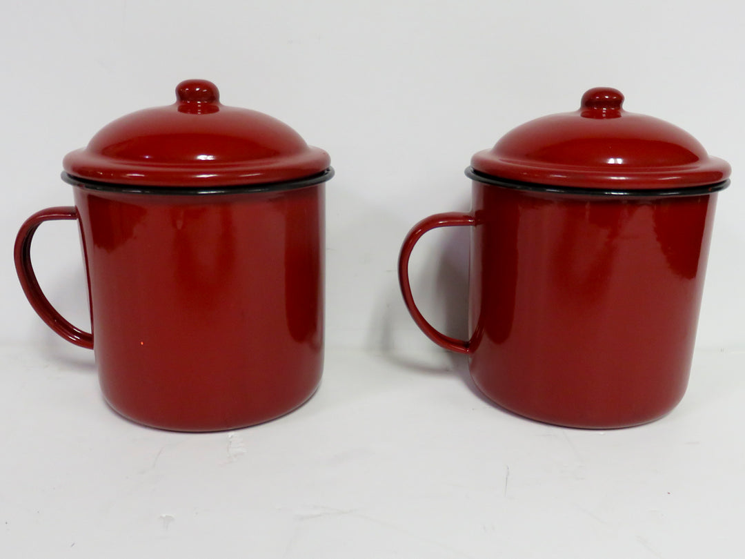 Vintage Enamelware Mugs
