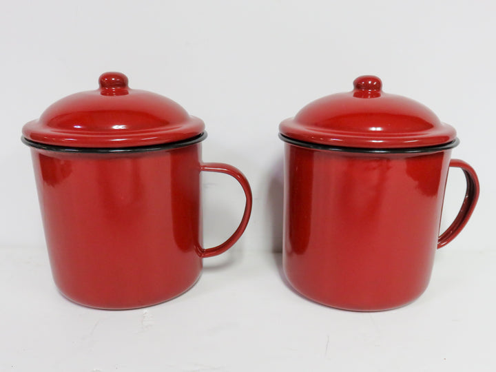 Vintage Enamelware Mugs