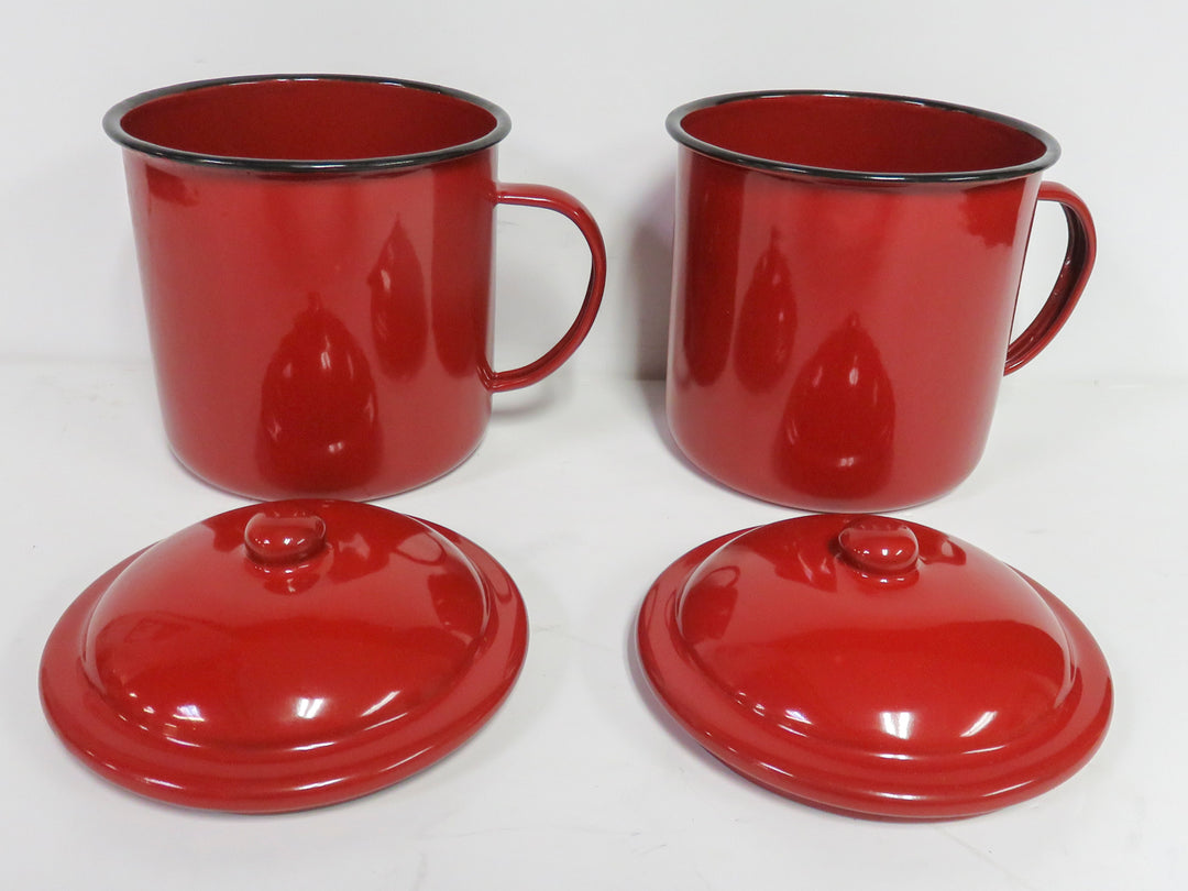 Vintage Enamelware Mugs