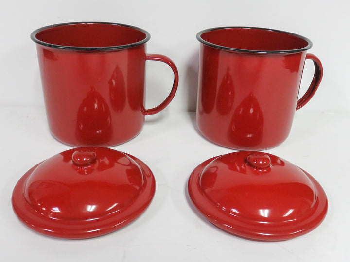 Vintage Enamelware Mugs