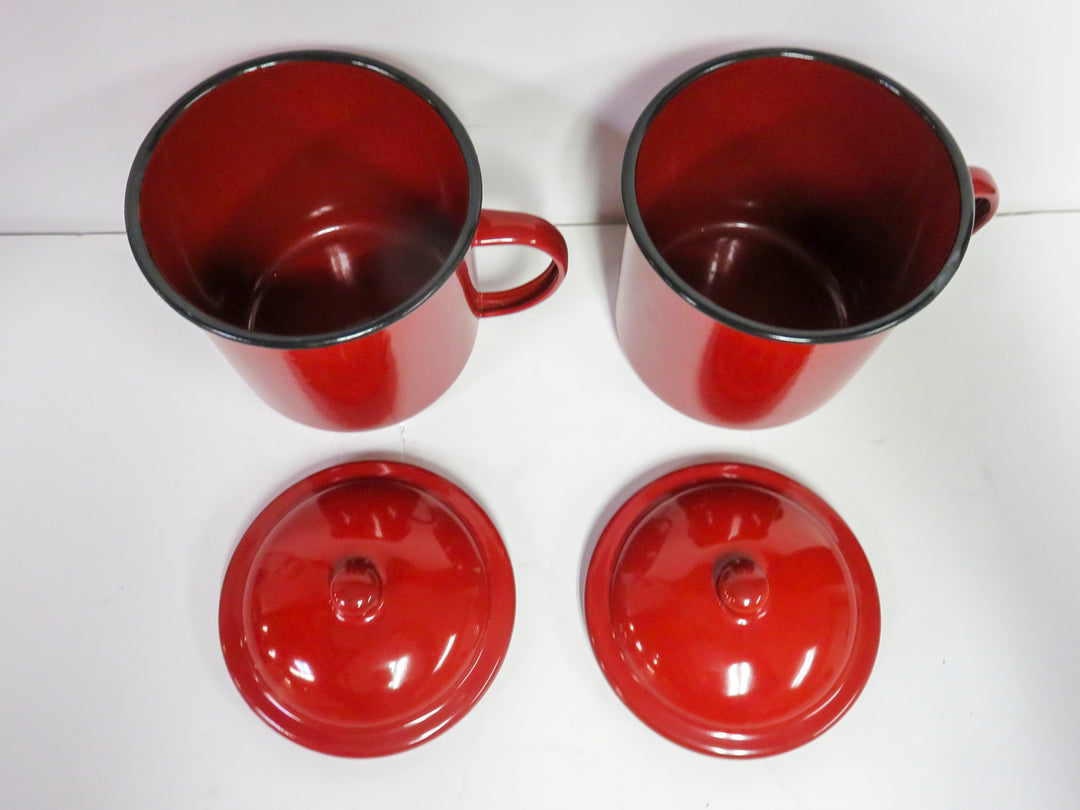 Vintage Enamelware Mugs