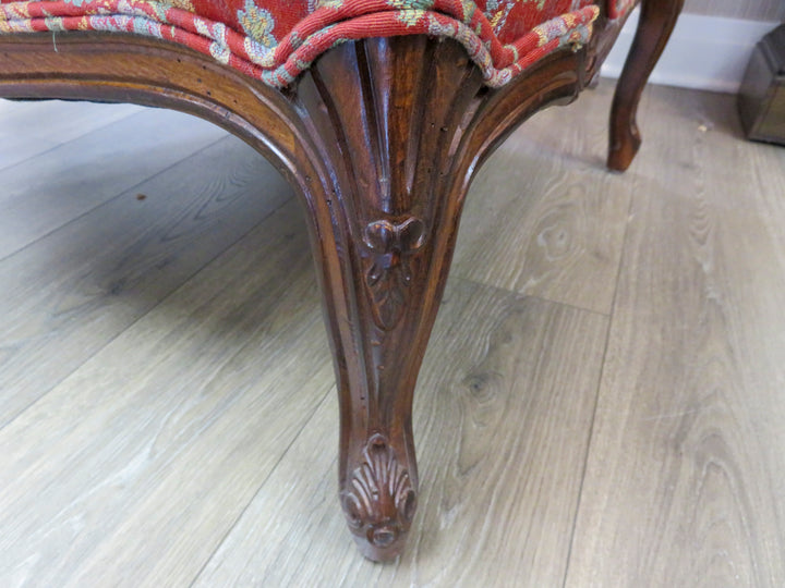 Taylor & King Red Bergere Chair