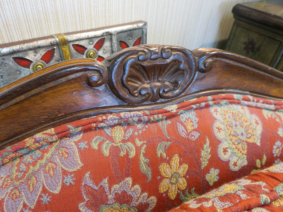 Taylor & King Red Bergere Chair