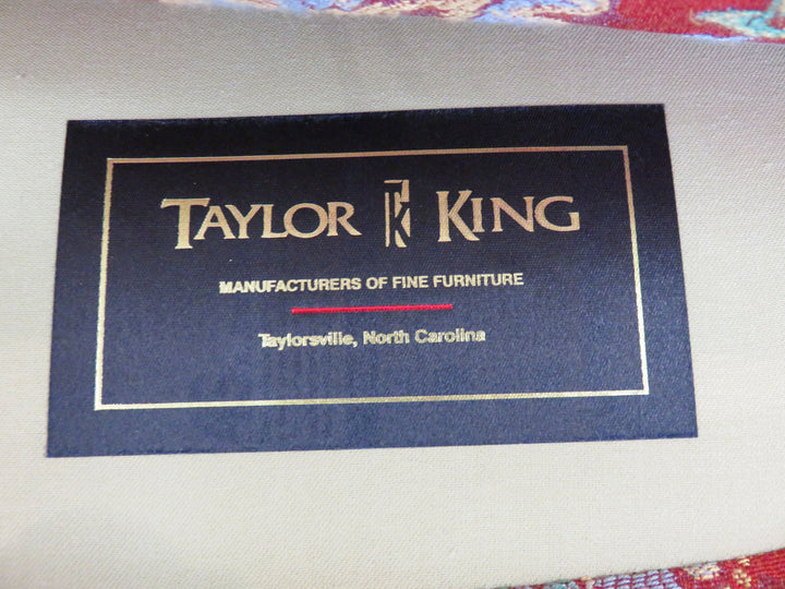 Taylor & King Red Bergere Chair