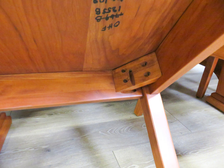 Mission Style Dining Table & Six Chairs