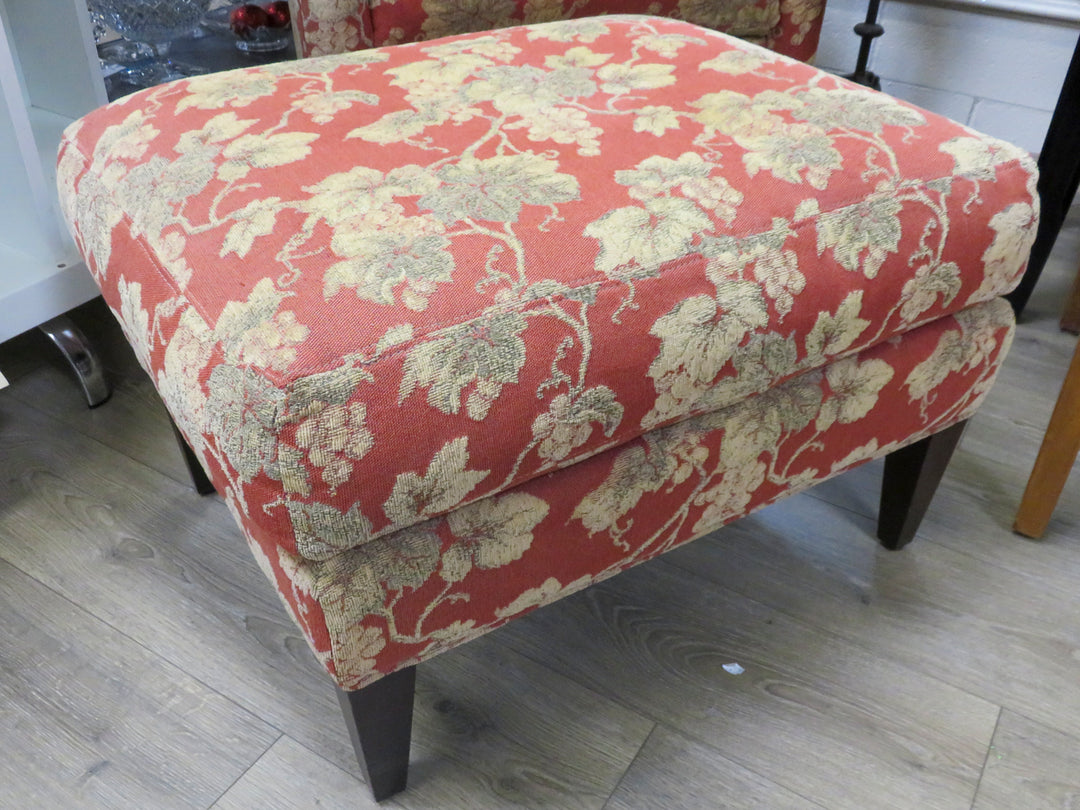 Crate & Barrel Arm Chair & Ottoman