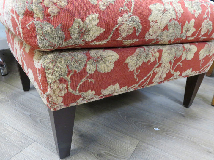 Crate & Barrel Arm Chair & Ottoman