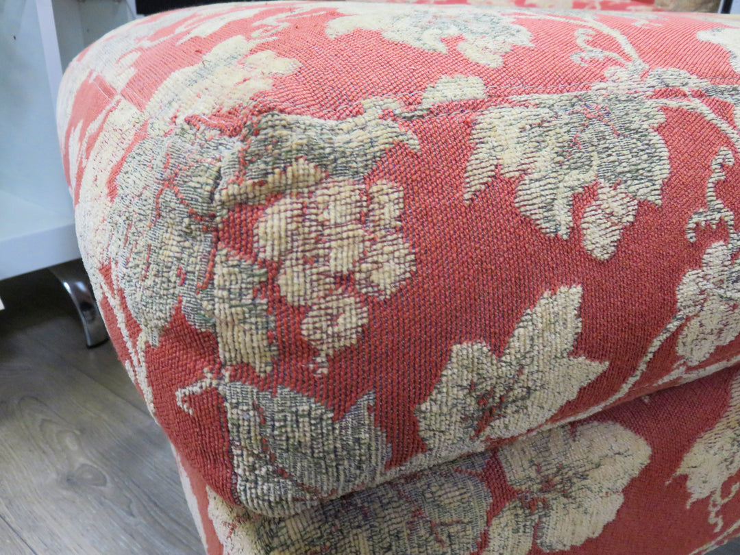 Crate & Barrel Arm Chair & Ottoman