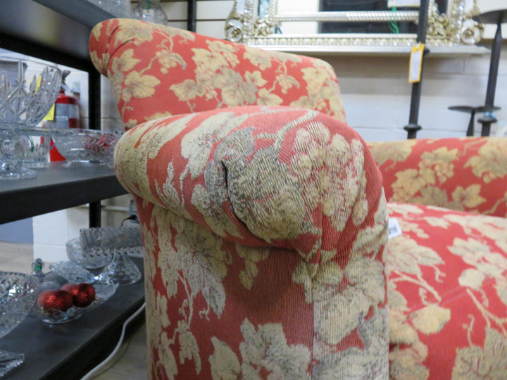 Crate & Barrel Arm Chair & Ottoman